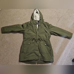Olive Green Mckinley Hooded Parka Jacket